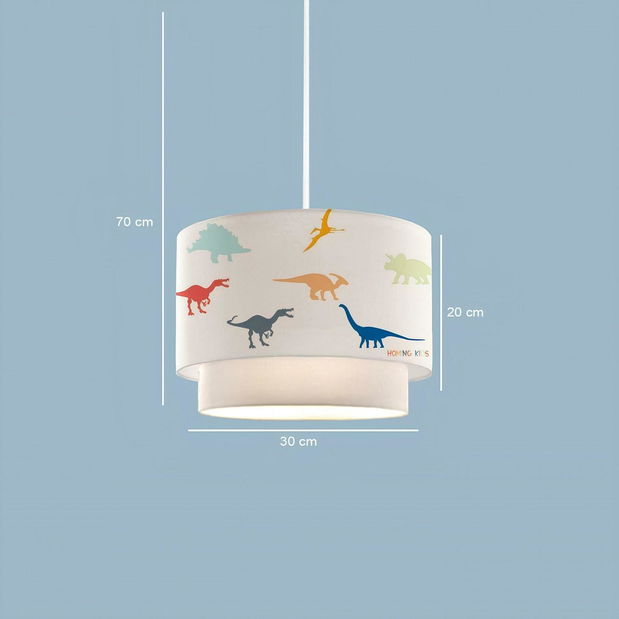 Dětské stropní svítidlo Menenko 2 (vícebarevné + krémová)