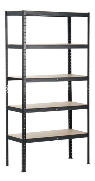 Regál Reden (dub + černá)