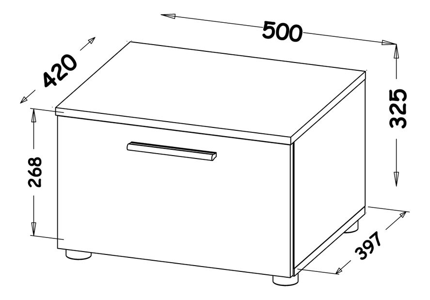 Obývací stěna Clover II (s osvětlením)