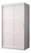 Šatní skříň Riven 1 100 (bílá matná)