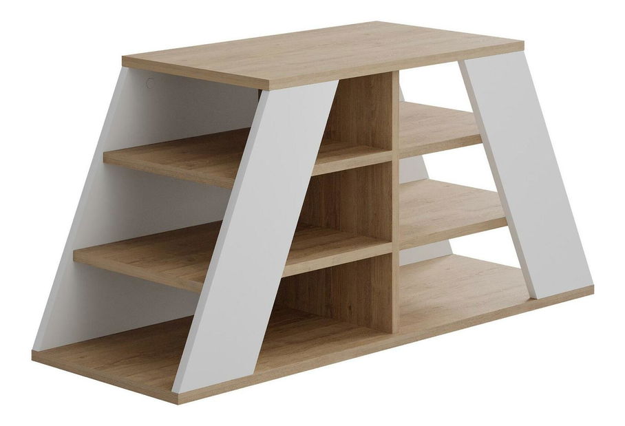 Botník (skříňka na boty) Dubeki 1 (dub + bílá)