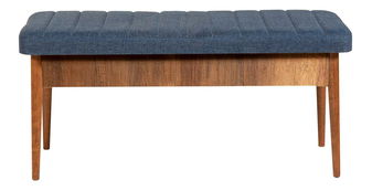 Lavice Vlasta 5 (ořech + tmavě modrá)