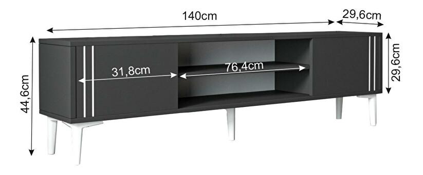  TV stolek/skříňka Snowden (antracit)