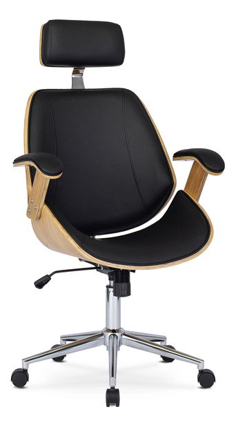 Kancelářské křeslo Fronterizos (dub zlatý + černá)