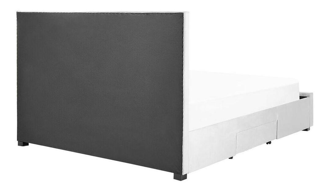 Manželská postel 180 cm Levi (šedá)