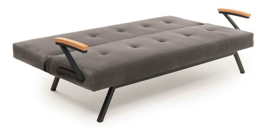 Rozkládací pohovka Zoria (tmavě šedá)