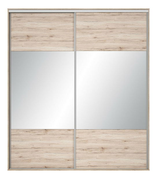 Šatní skříň BRW Nadir 210 (se zrcadlem)