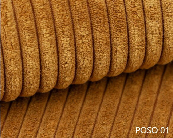 Rohová sedačka Denia U (hořčičná) (L)