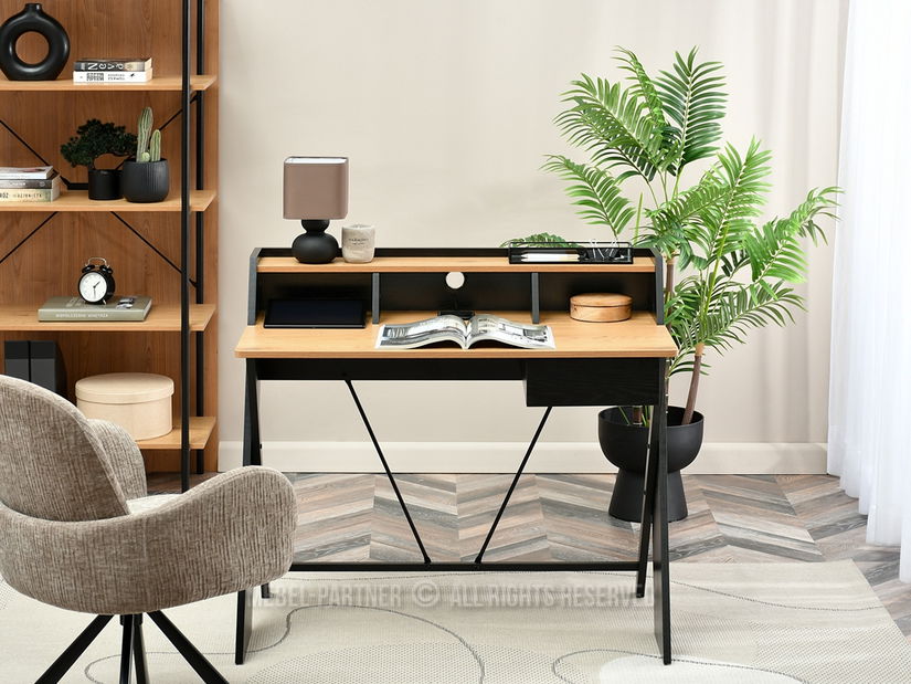 PC stolek Aspart (černý dub + černá)