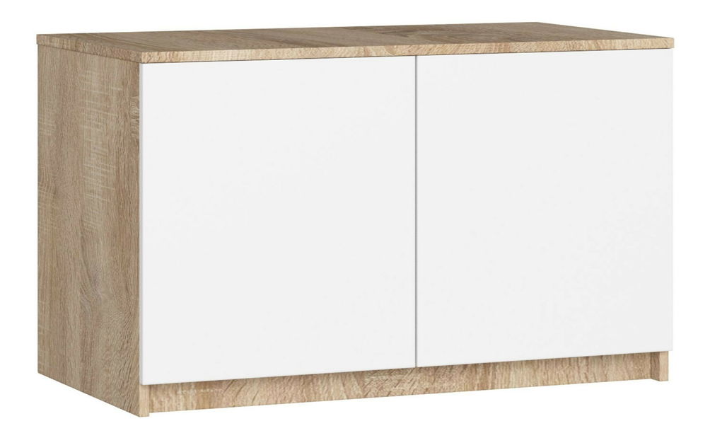 Nadstavba na skříň Sashka (dub sonoma + bílá)