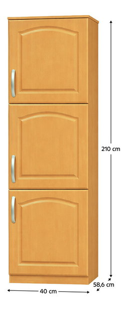 Potravinová kuchyňská skříň Lonicera MDF klasik S40/210/57 (P)