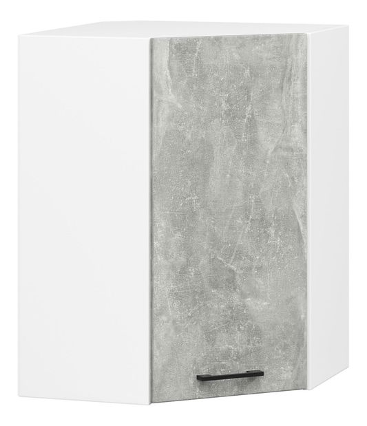 Horní kuchyňská skříňka Ozara W60 60 (bílá + beton)