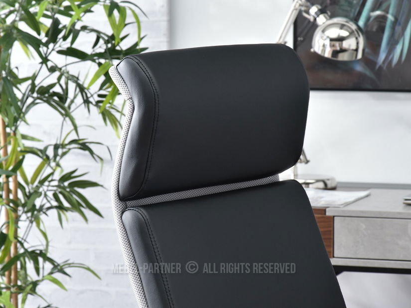 Křeslo Blondie (černá + chromová)