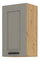 Horní kuchyňská skříňka Lucid 40 G 72 1F (dub artisan + claygrey)
