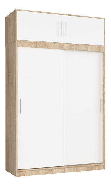 Nástavec skříně Divina (dub sonoma + bílá)