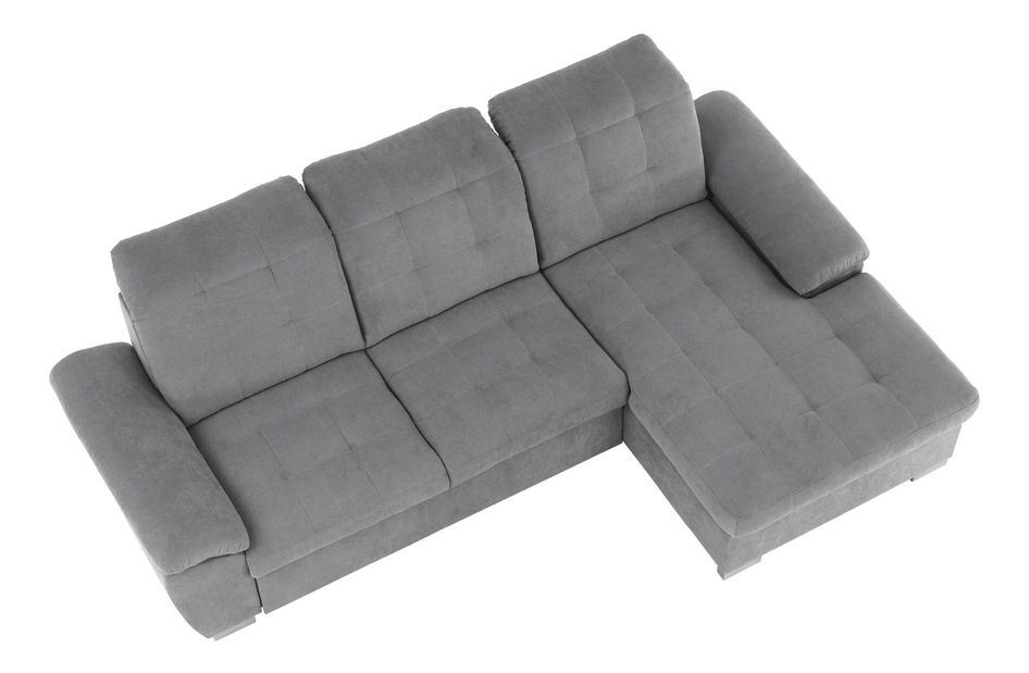 Rohová sedačka Evangelon (šedá) (P)