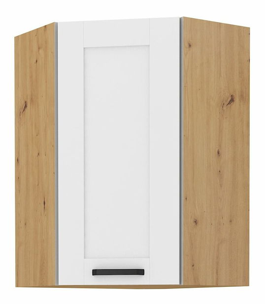Horní rohová kuchyňská skříňka Lucid 58 x 58 GN 90 1F