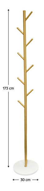 Věšák Tuka (zlatá)