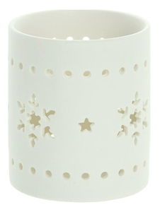 Porcelánový svícen vločka RXL 499