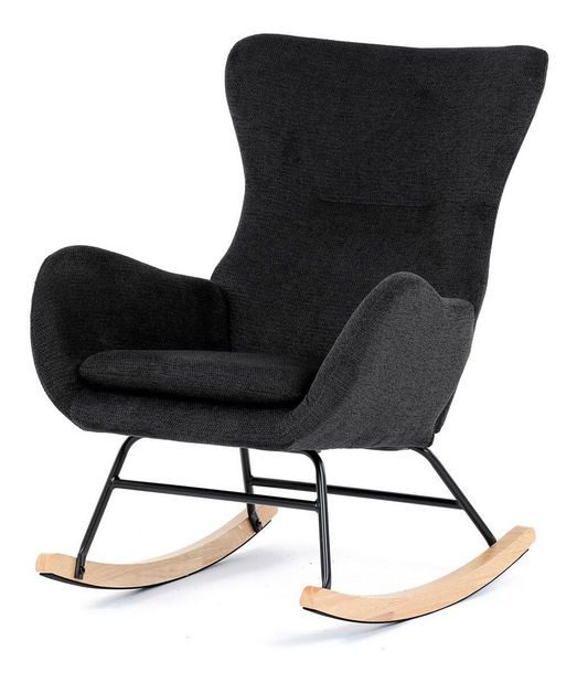 Houpací křeslo Alcanzaba (černá)