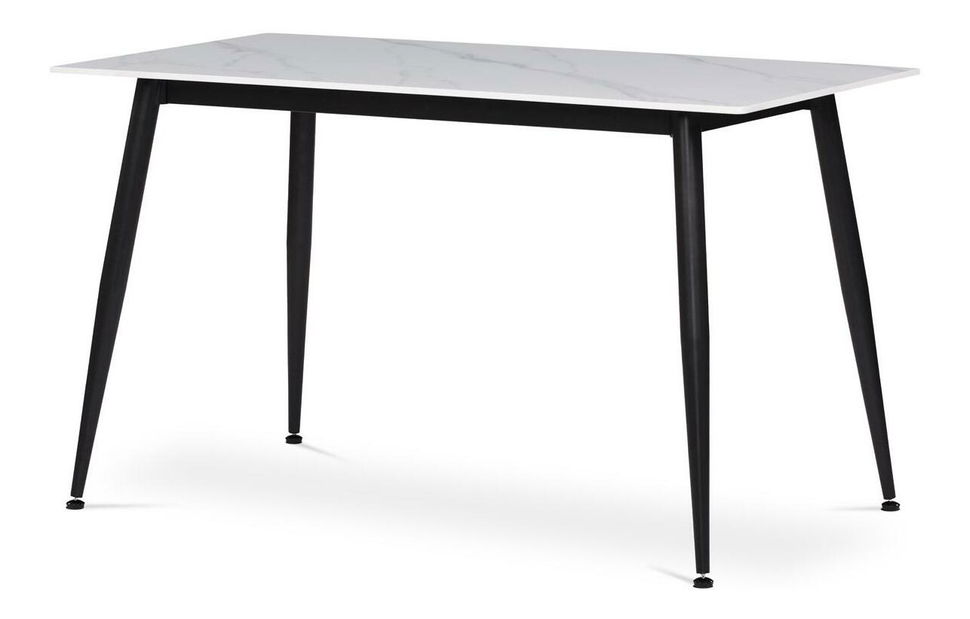 Jídelní stůl Human (mramor bílý) (pro 4 osoby)