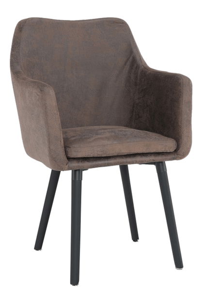 Jídelní židle Dabir (hnědošedá)