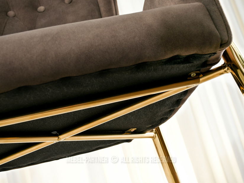 Jídelní židle Multe (zlatá)