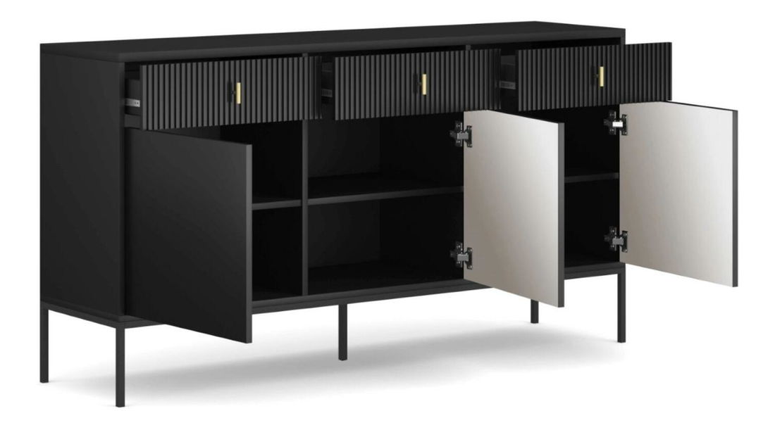 Komoda Militaba (černá)