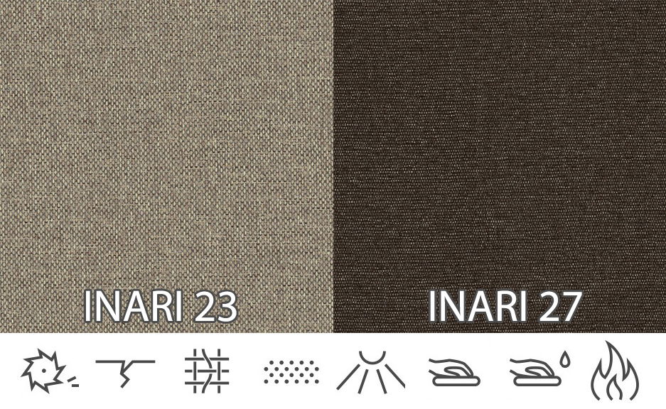 Rohová sedací souprava Vinita (světle hnědá + bílá) (P)