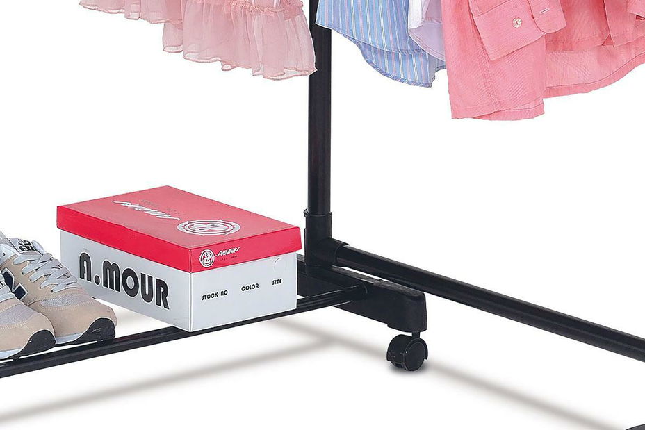 Věšák na kolečkách Abrieron (černá)