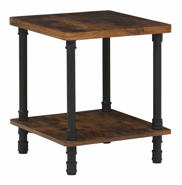 Příruční stolek VARILUN (tmavé dřevo)