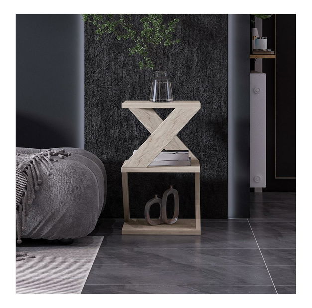 Příruční stolek Albertino (travertin)