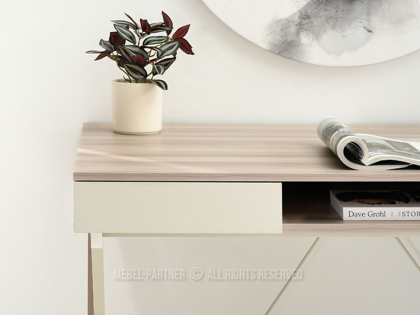 PC stolek Hilly (popelavá béžová)