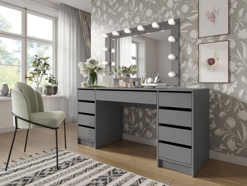 Toaletní stolek Heranor (antracit)