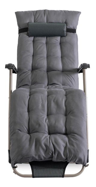 Zahradní lehátko Enfrenta (šedá)