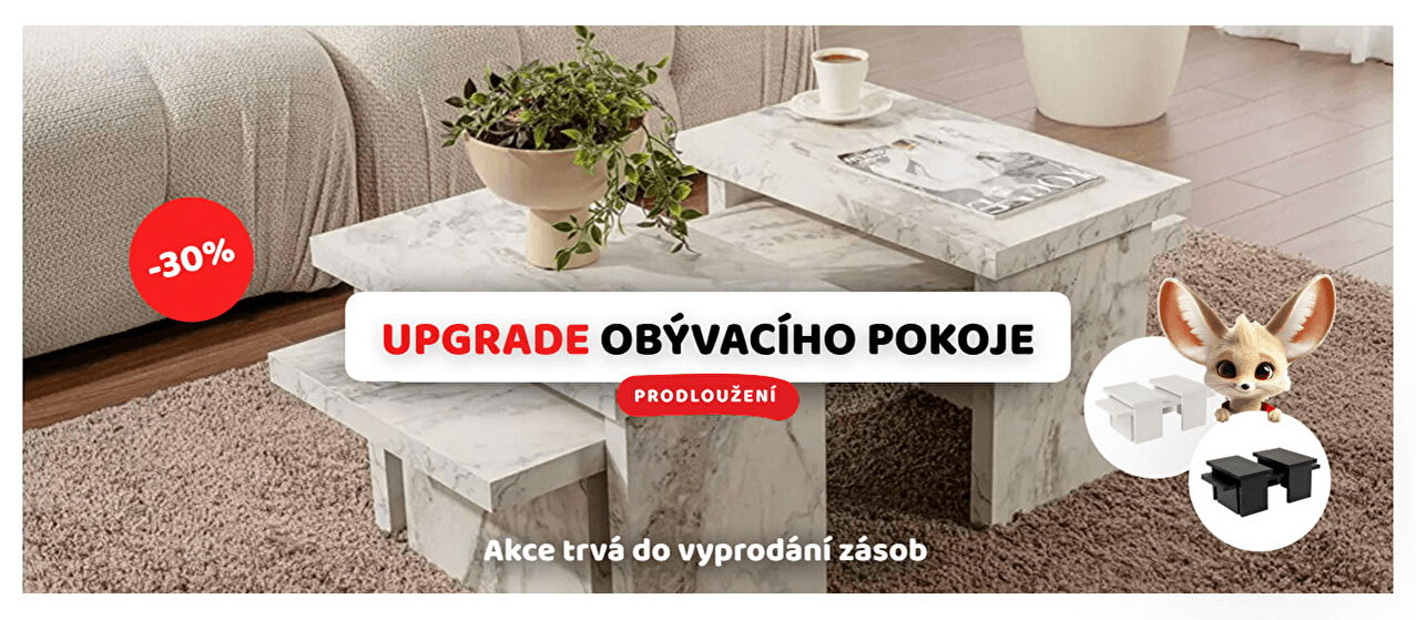 Upgrade obývacího pokoje pokračuje!
