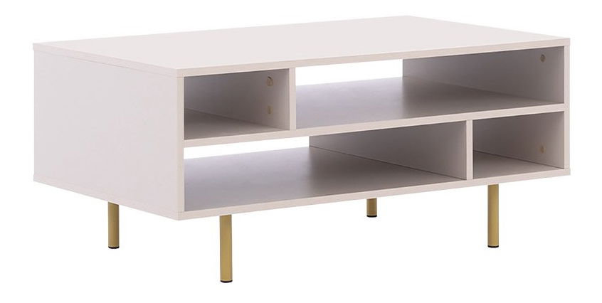 Konferenční stolek Newelon NW03 (kašmír + zlatá)