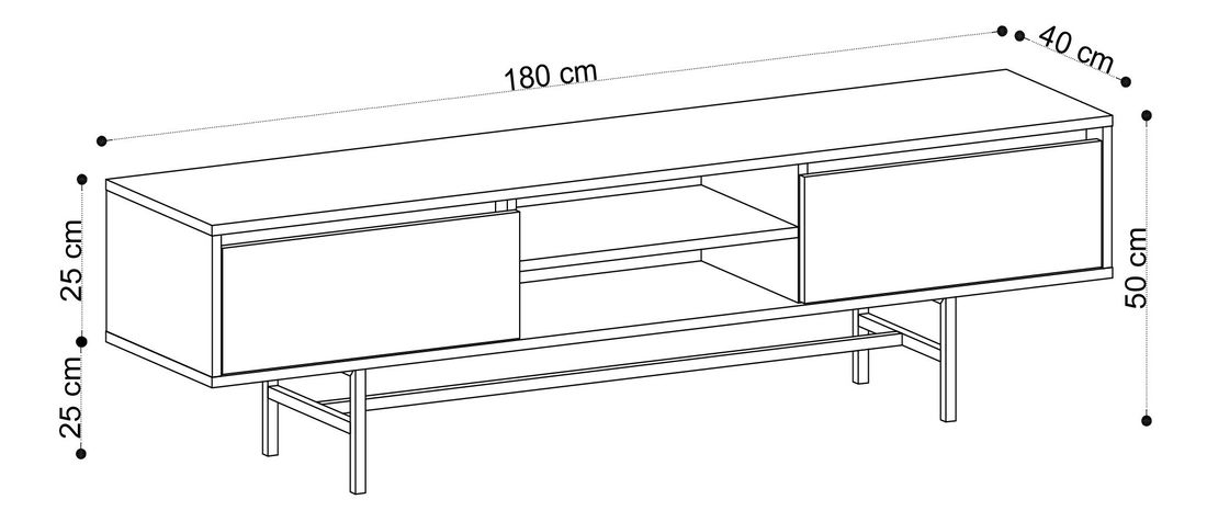Televizní stolek/skříňka Maty