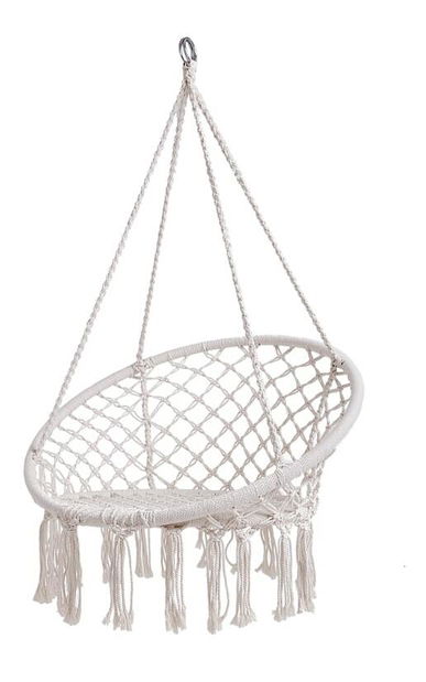 Závěsné houpací křeslo Akimot (béžová)