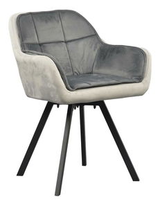 Jídelní židle Fleur (šedá)