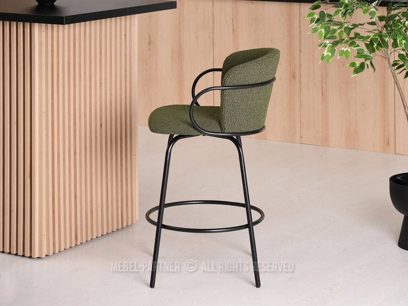 Židle Sofia (zelená + černá)