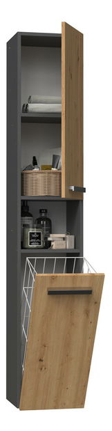 Koupelnová skříňka Neltossa 12 (antracit + dub artisan)