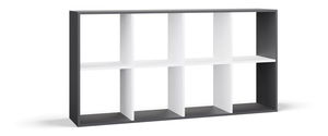 Regál Metros 4 (antracit + bílá)