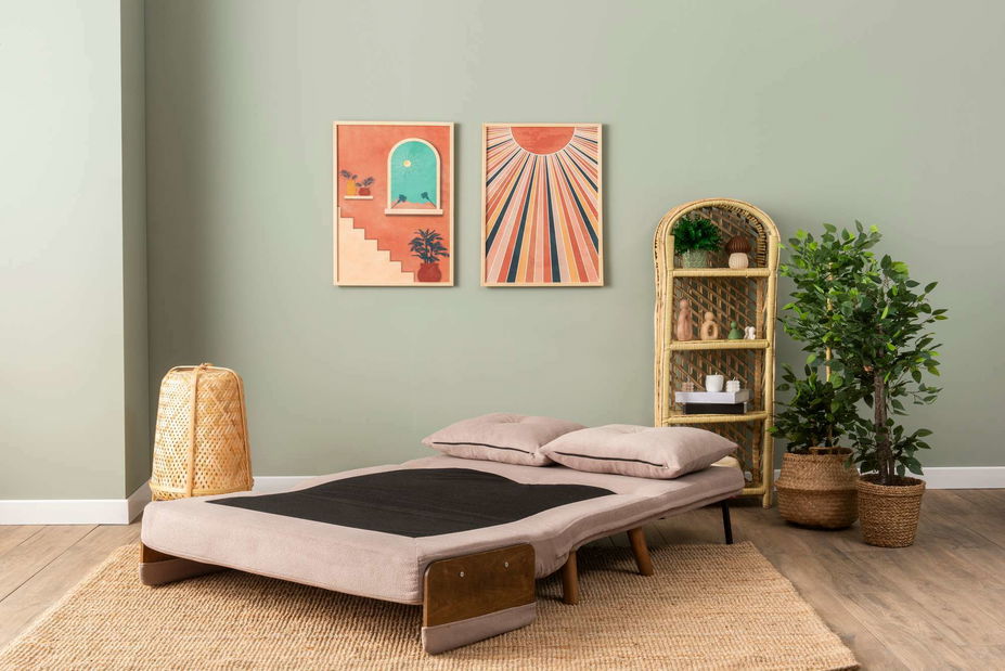 Pohovka dvousedačka Como P (hnědá)