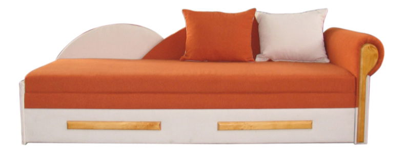 Pohovka Diane pomeranč + béžová (P)