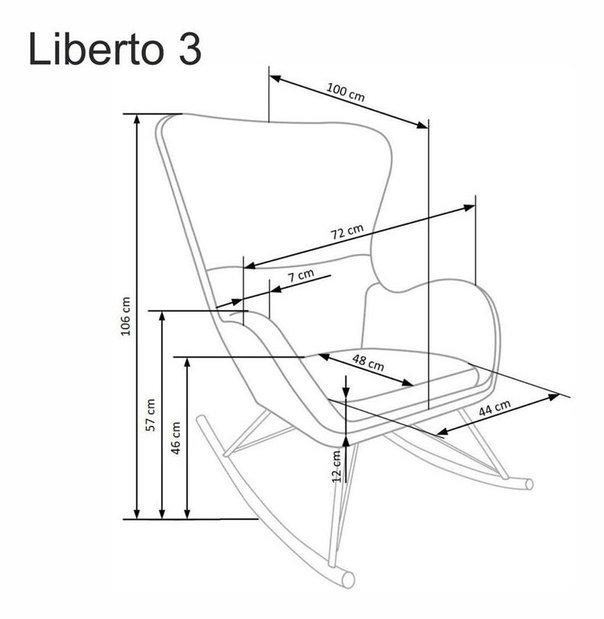 Křeslo Lana (bílá)