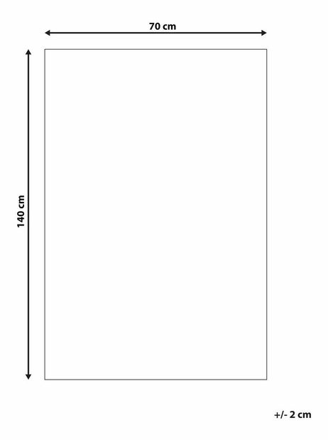 Protiskluzová podložka pod koberec OSMO 70x140 cm (PVC) (bílá)