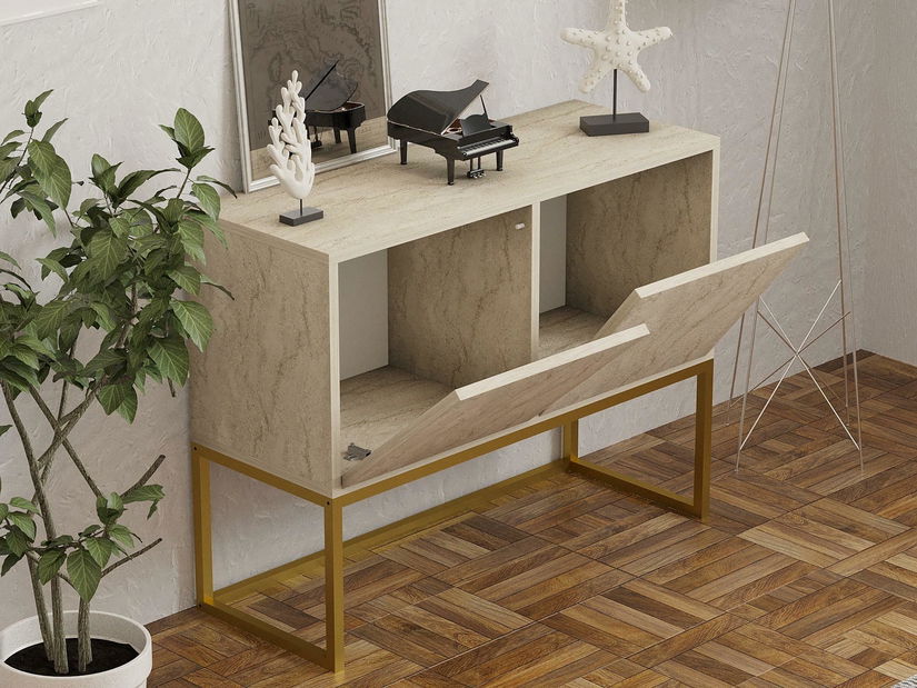 Skříňka Zematt (travertin)