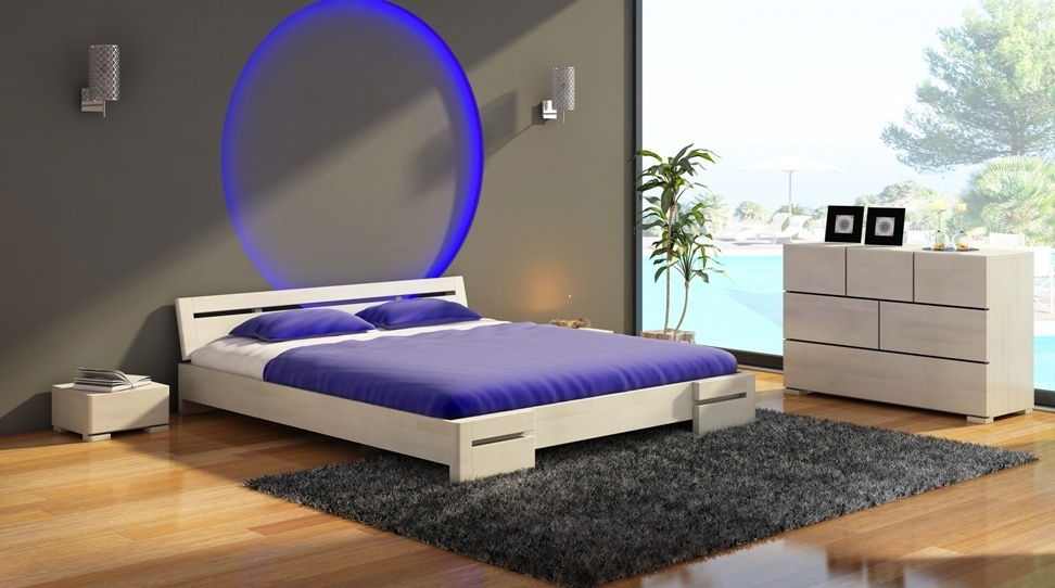 Manželská postel 160 cm Naturlig Bokeskogen (borovice)