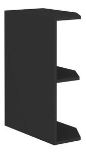 Dolní kuchyňský regál Arikona Monzesa Sobera 30 D ZAK BB (černá)